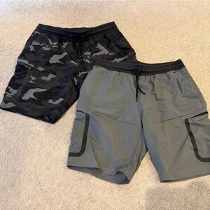 Under Armour Men's Athletic Shorts — Gray & Black Camo